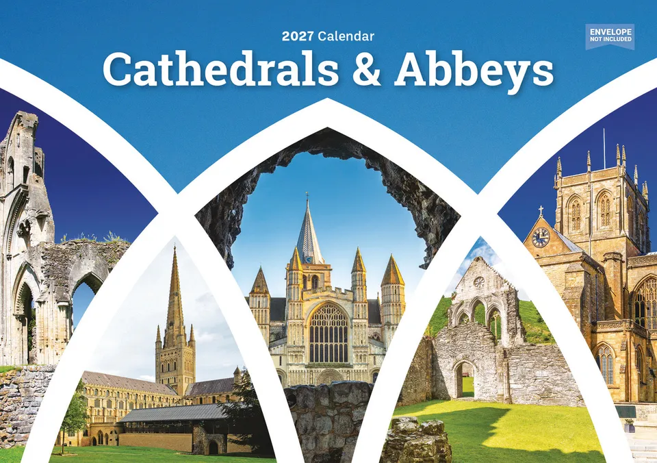 otter-house-cathedrals-and-abbeys-a5-kalender-2027-kirchen image 1