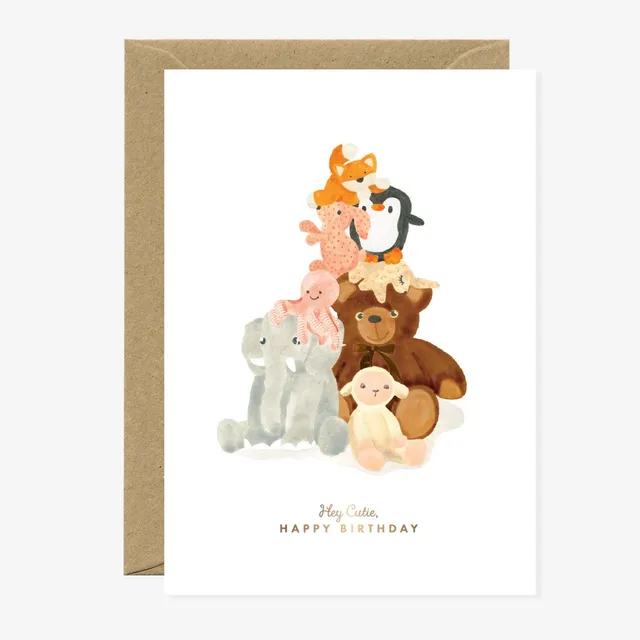 all-the-ways-to-say-doudou-geburtstagskarte-a6-goldfolie image 1