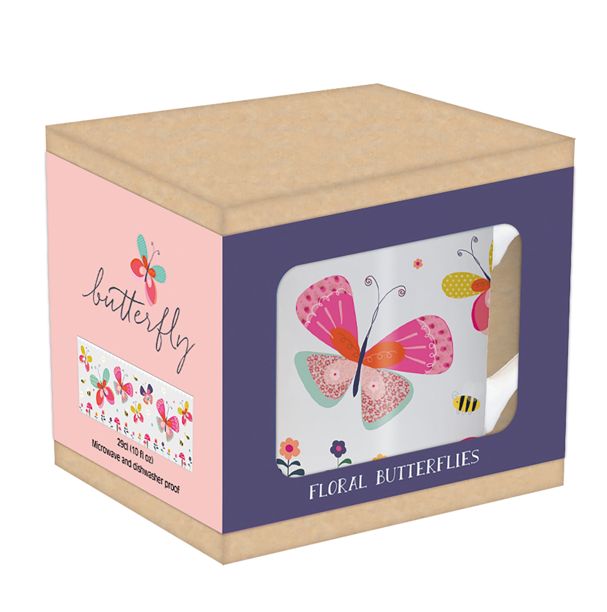 otter-house-floral-butterflies-tarka-tasse-290ml-porzellan image 2