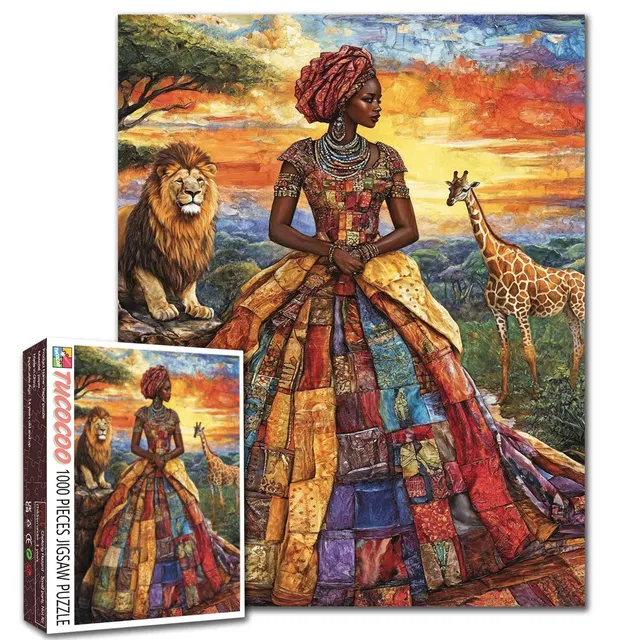 tucocoo-african-sunset-majesty-puzzle-1000-teile-afrika-motiv image 1