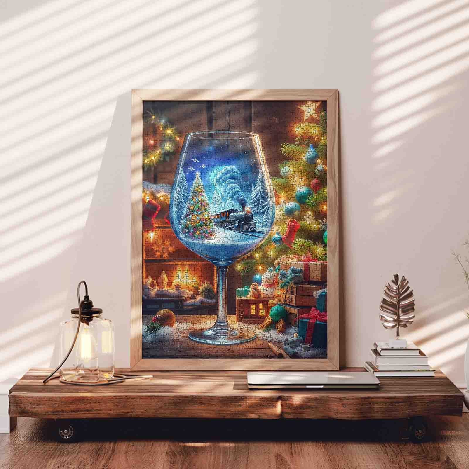 tucocoo-weihnachtszug-im-weinglas-puzzle-1000-teile image 3