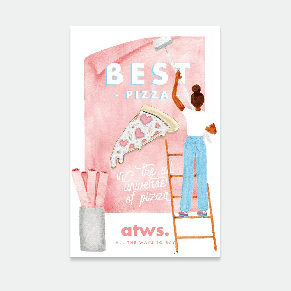 all-the-ways-to-say-pizza-pin-emaille-2er-set-gold image 1