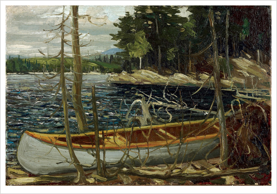 pomegranate-thomson-the-canoe-klappkarte-einzeln-kanu image 1