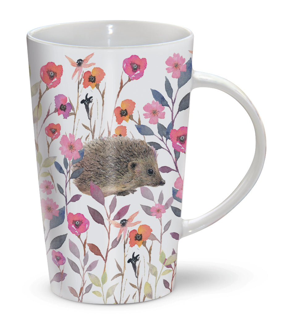 otter-house-riverbank-tasse-igel-floral-350ml-porzellan image 1