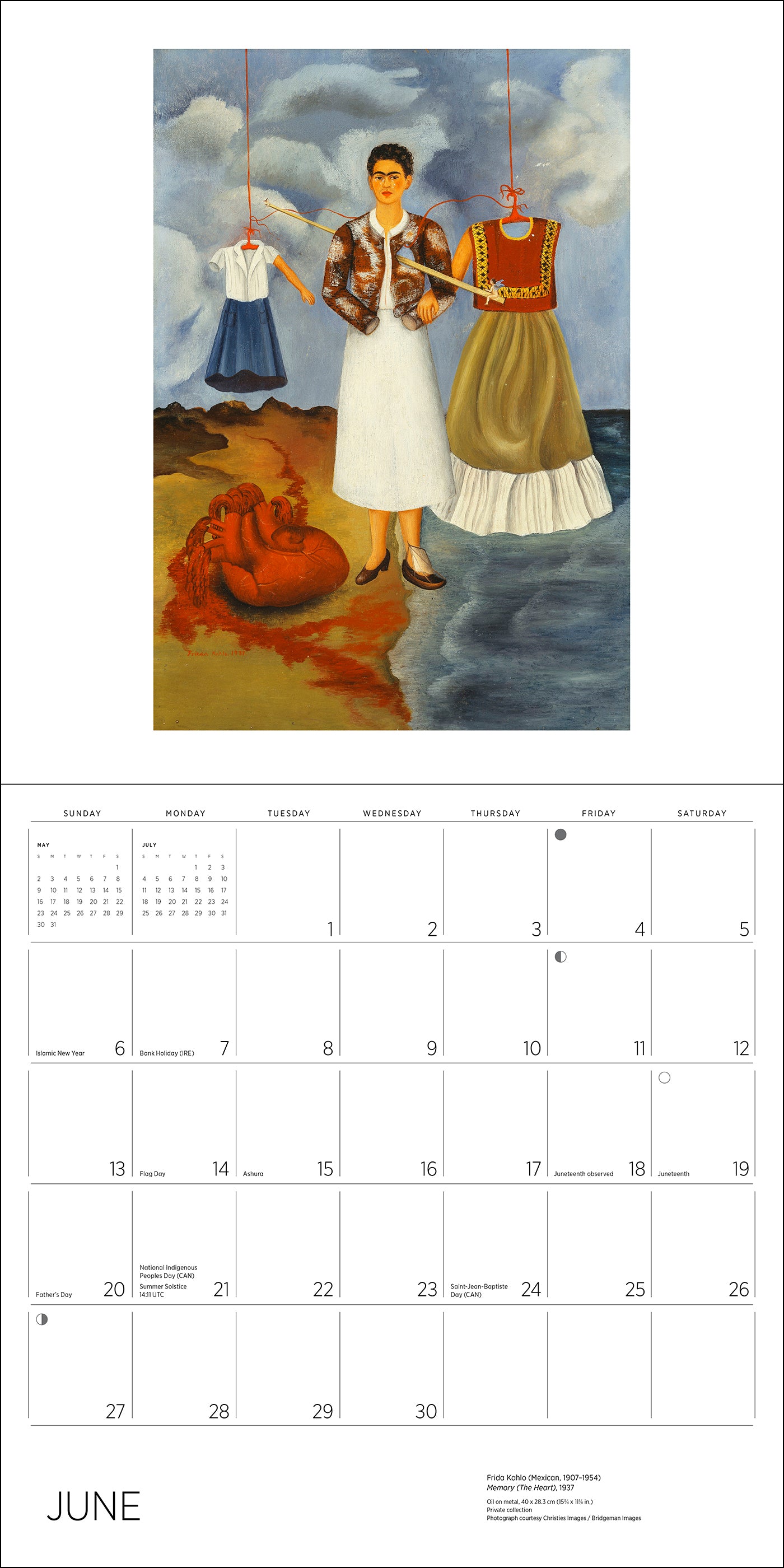 pomegranate-frida-kahlo-2027-wandkalender-kunst image 7