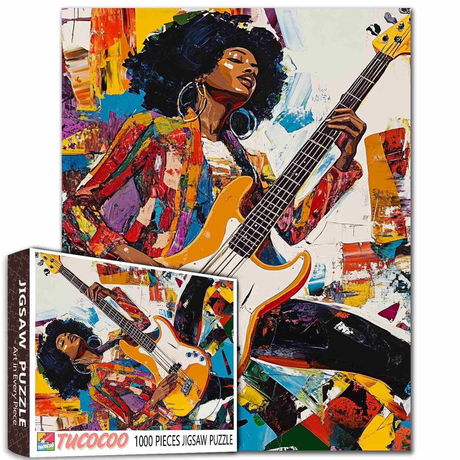 tucocoo-electric-groove-puzzle-1000-teile-musik-gitarre image 1