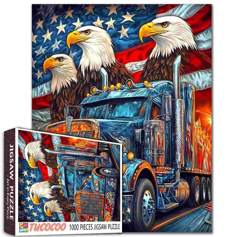 tucocoo-american-spirit-truck-puzzle-1000-teile-truck image 1