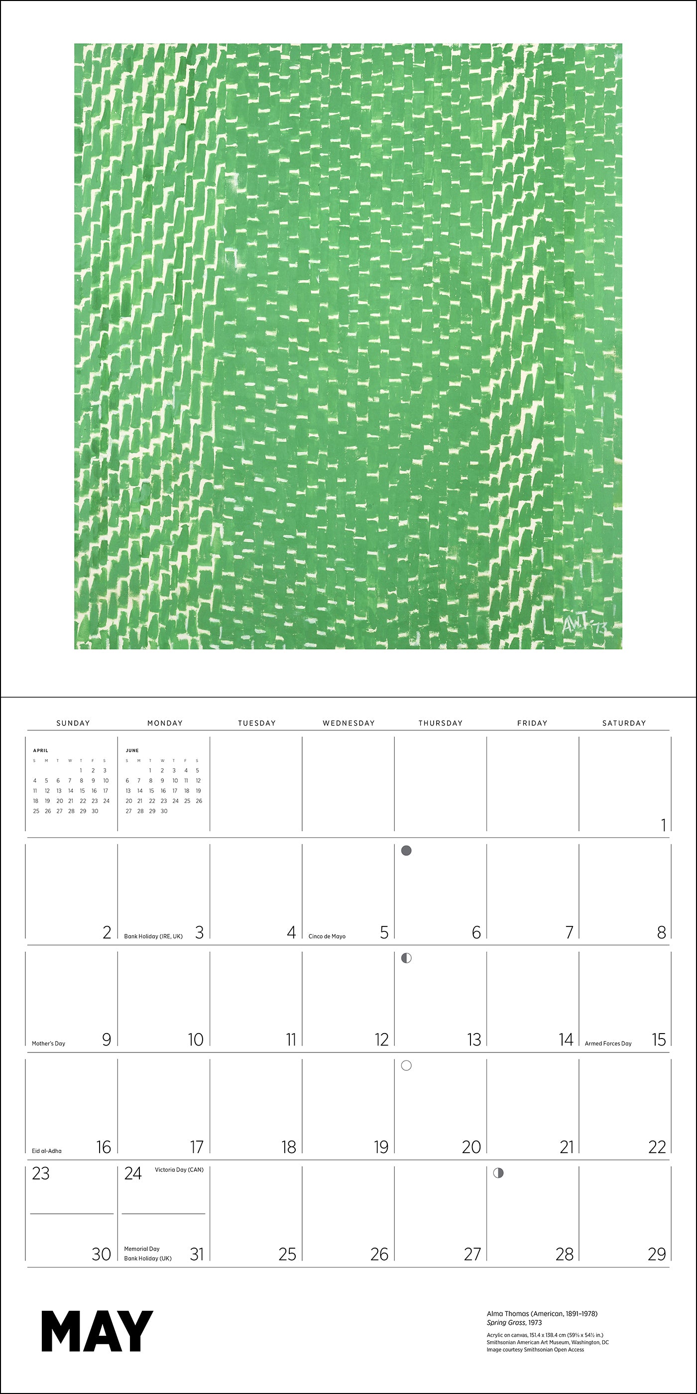 pomegranate-alma-thomas-2027-wandkalender-abstrakt-farbe image 6