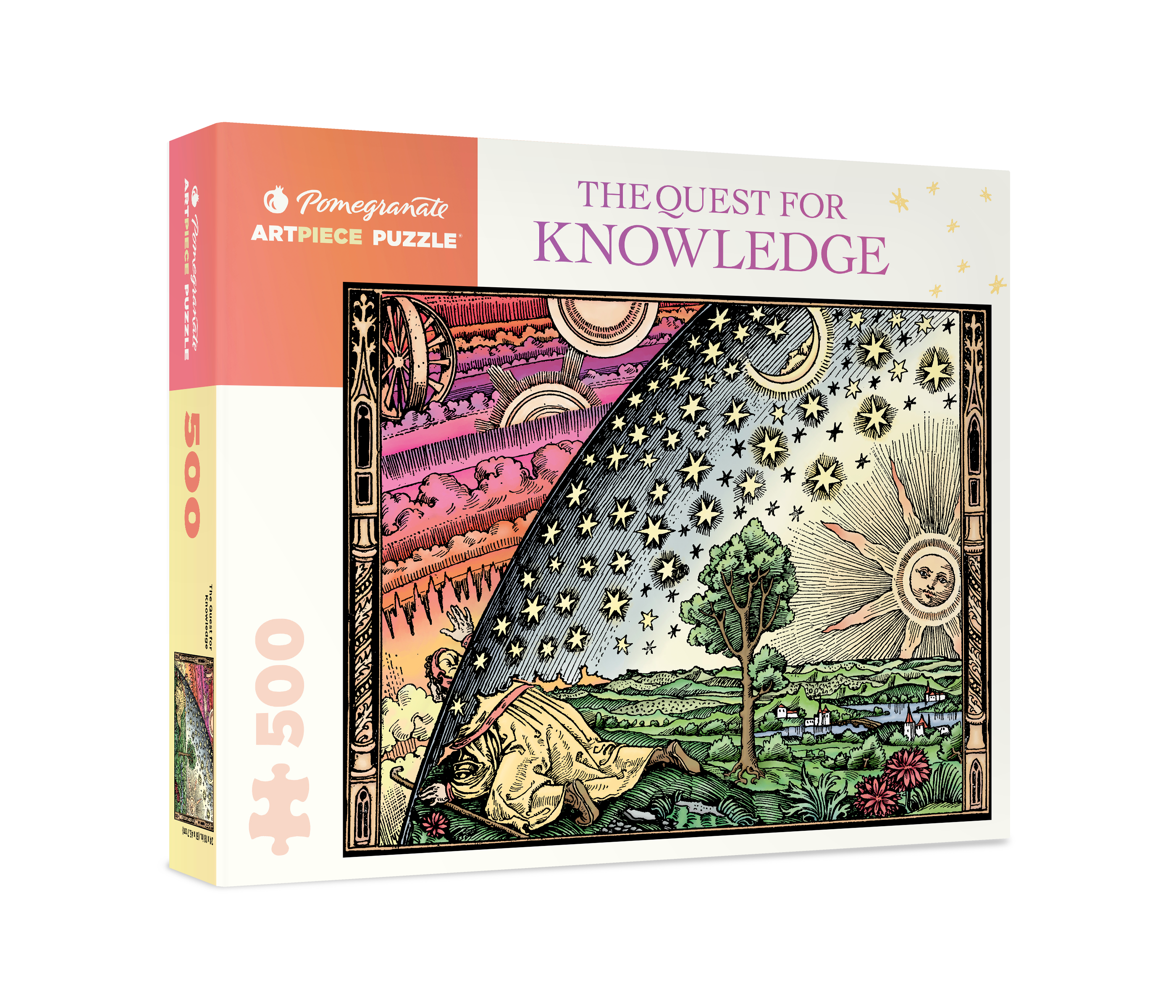 pomegranate-the-quest-for-knowledge-puzzle-500-teile-gravur image 1