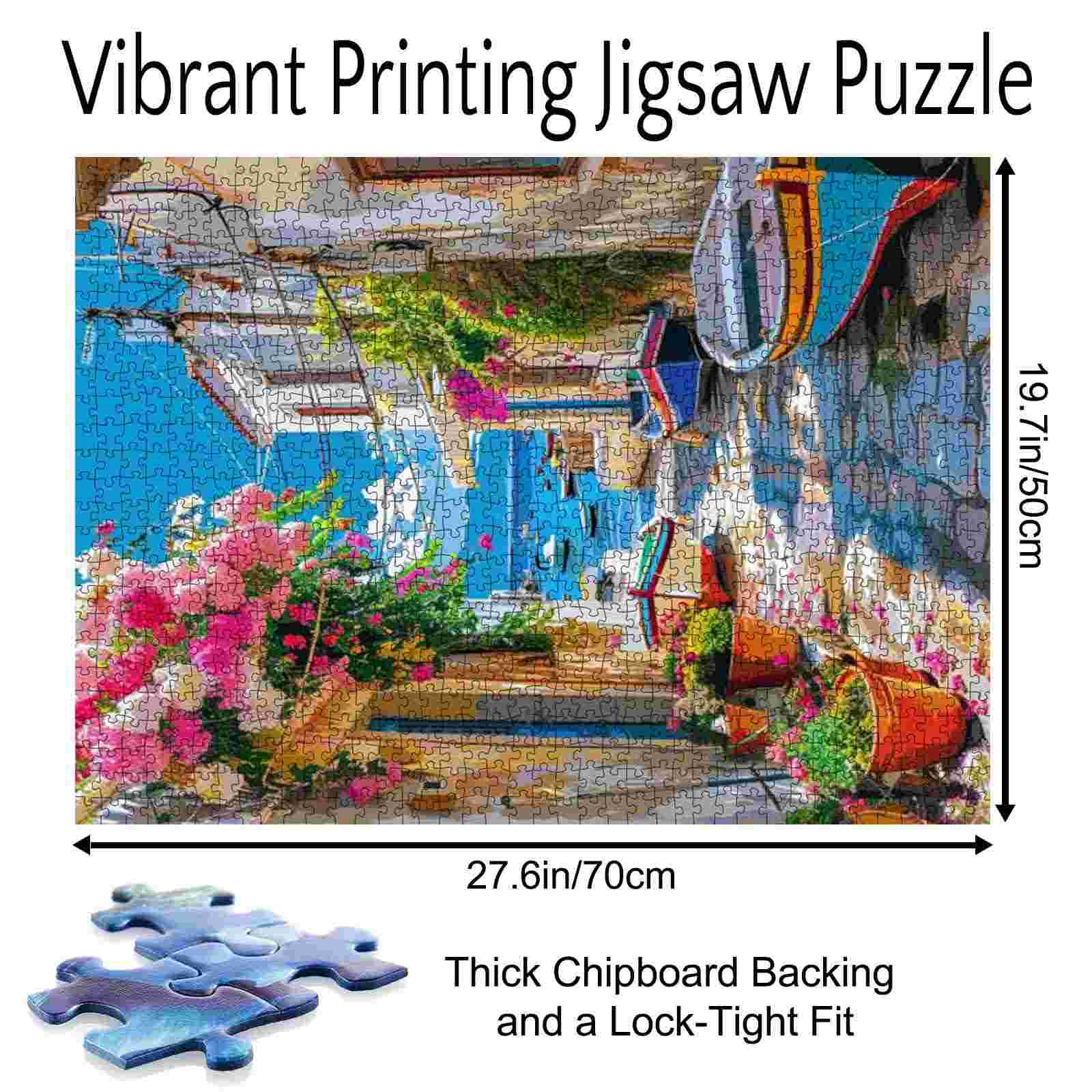 tucocoo-boats-bougainvillea-alley-puzzle-1000-teile-meer image 5