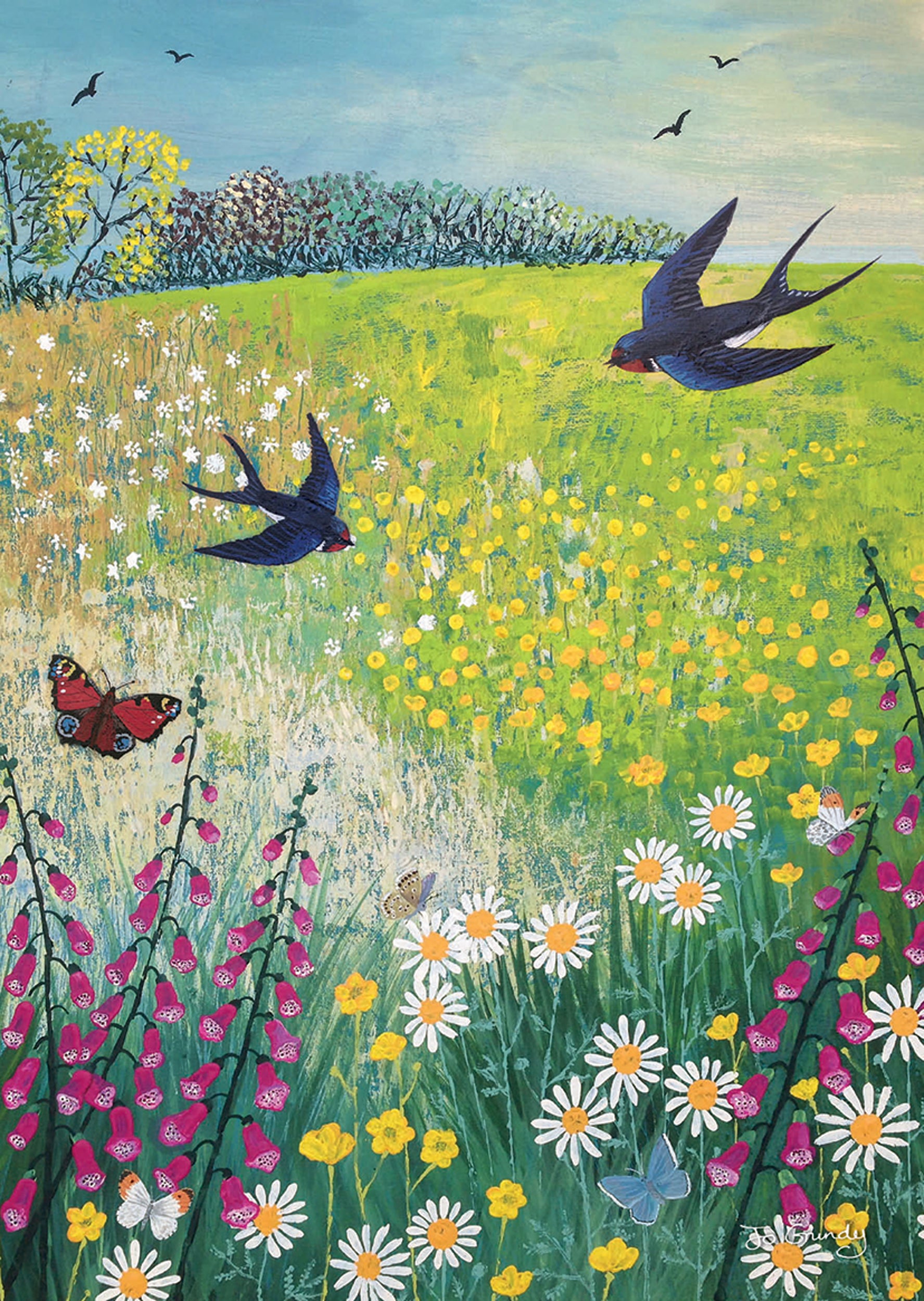 otter-house-jo-grundy-midsummer-meadow-briefkarten-12er image 3