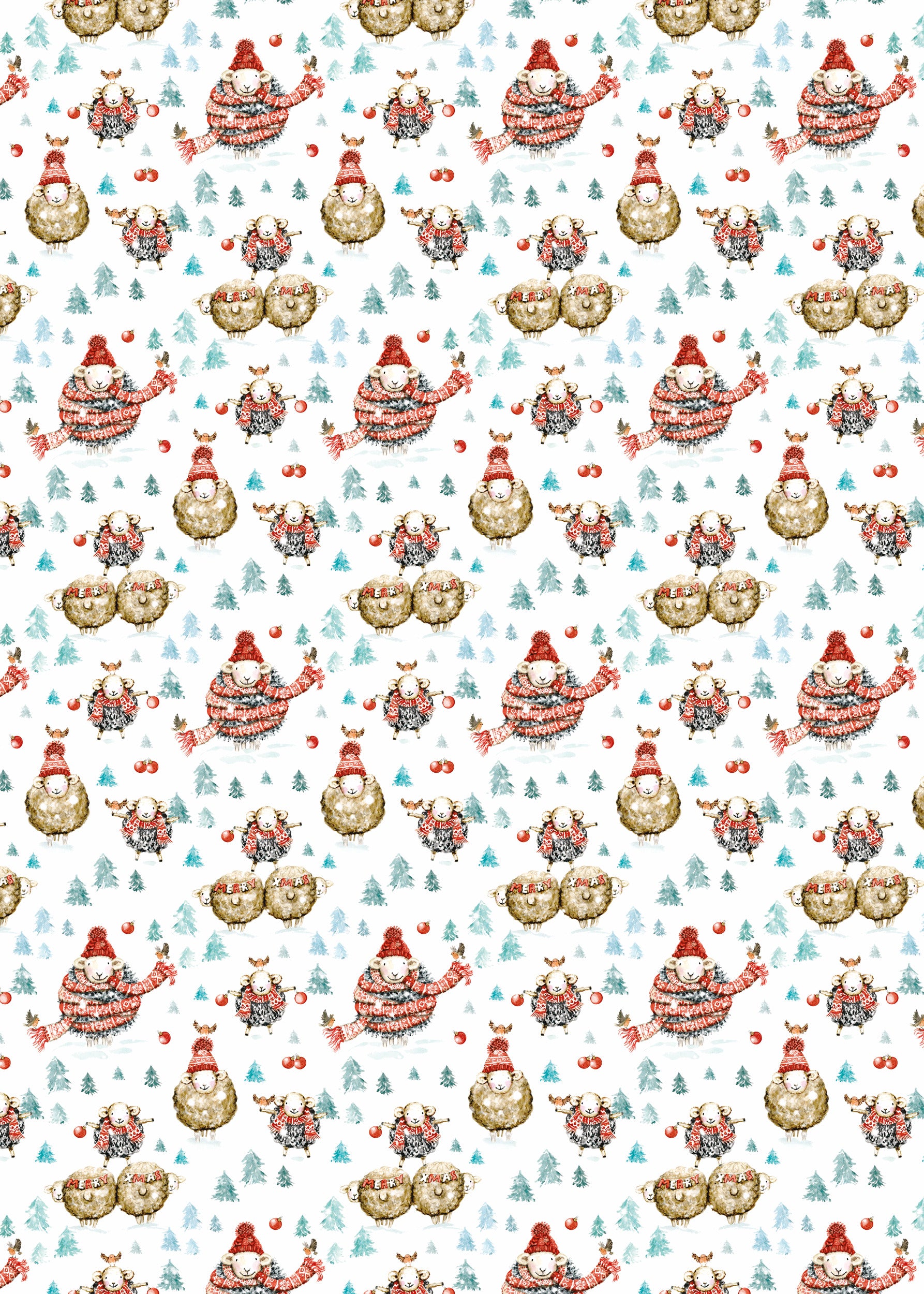 otter-house-wrapped-up-geschenkpapier-weihnachten-5-bogen-tags image 3