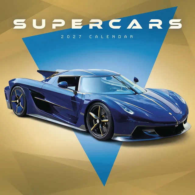 otter-house-supercars-wandkalender-2027-mit-sportwagenbildern image 1