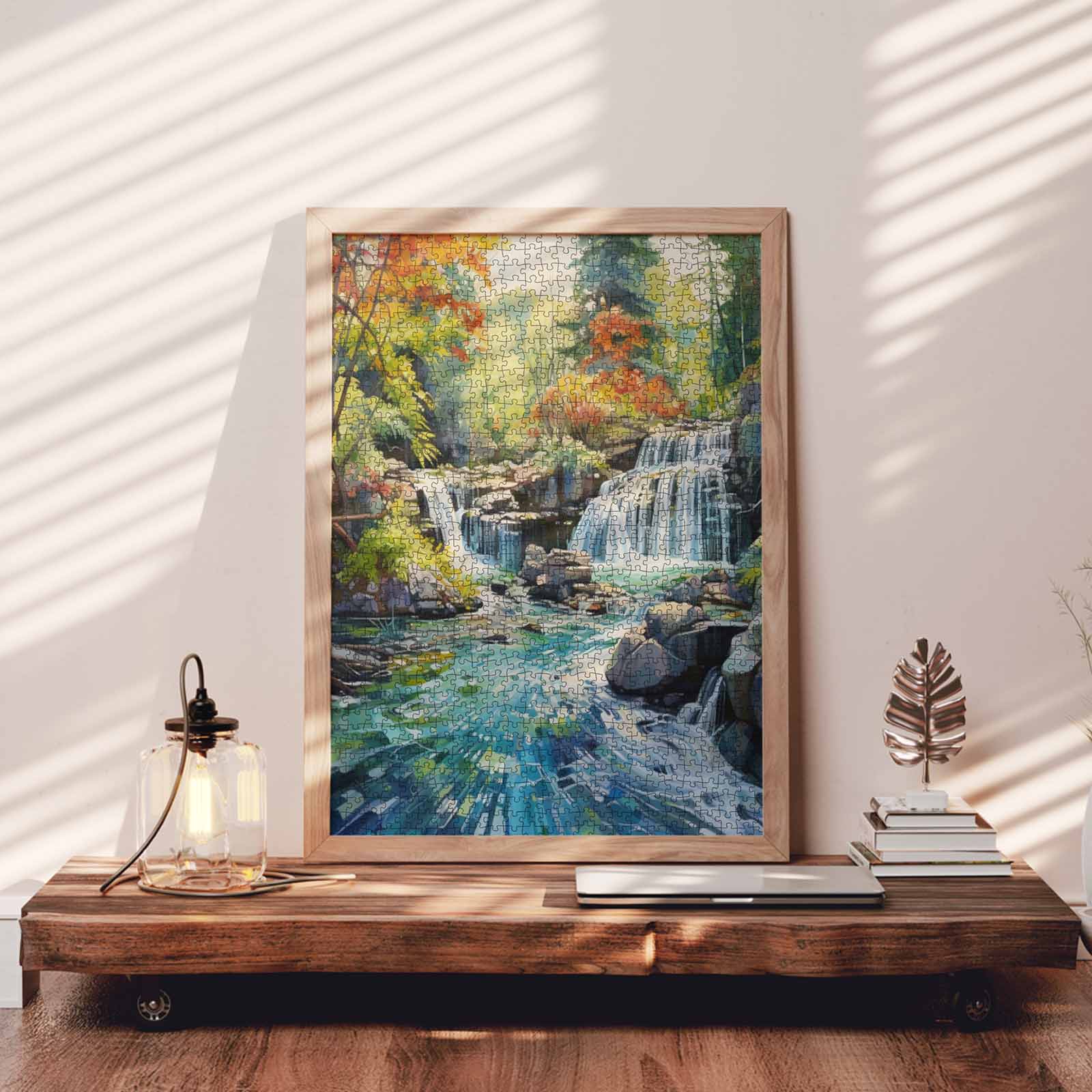 tucocoo-forest-cascade-puzzle-1000-teile-wald-bach image 3