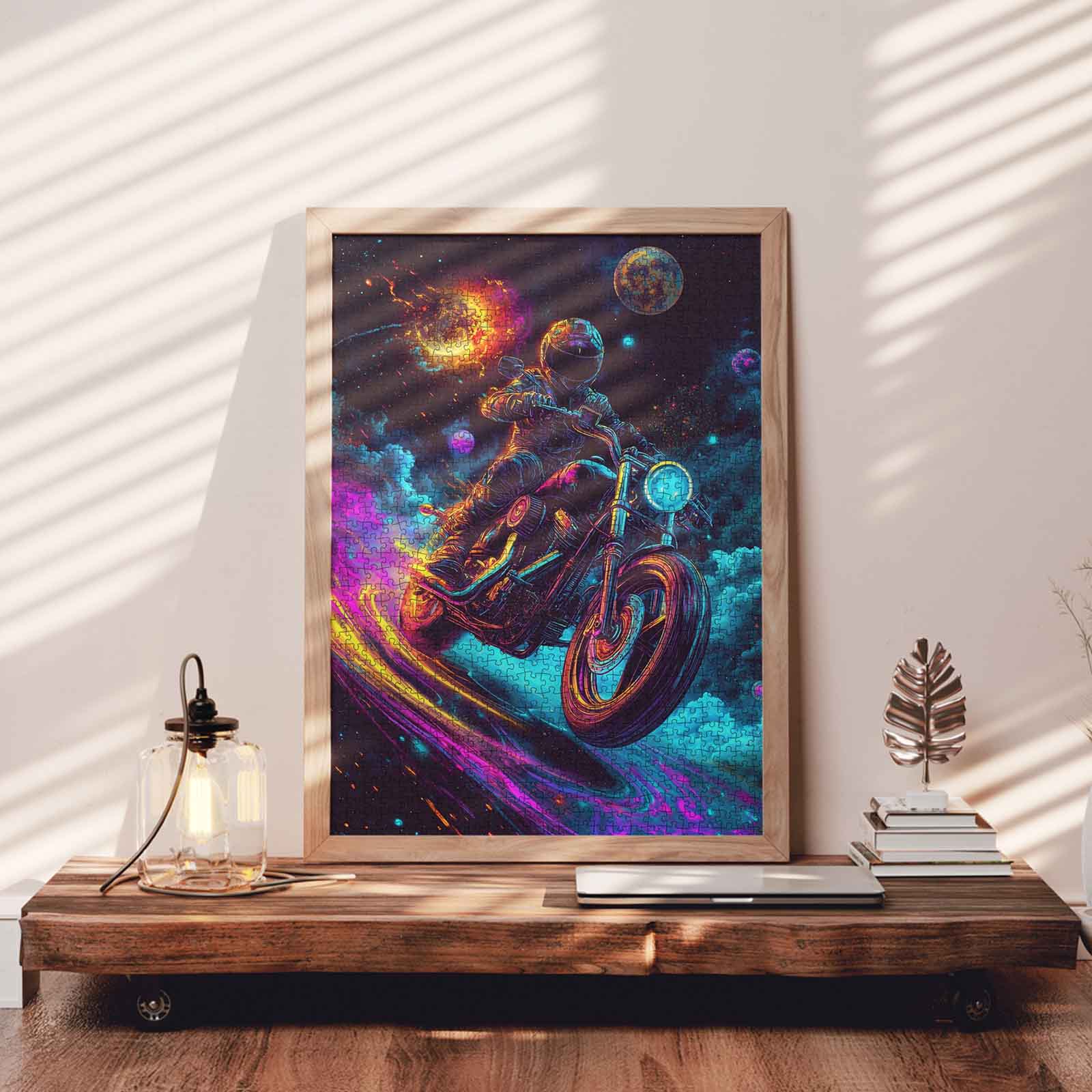 tucocoo-jigsaw-puzzles-cosmic-ride-puzzle-1000-teile-motorrad image 3