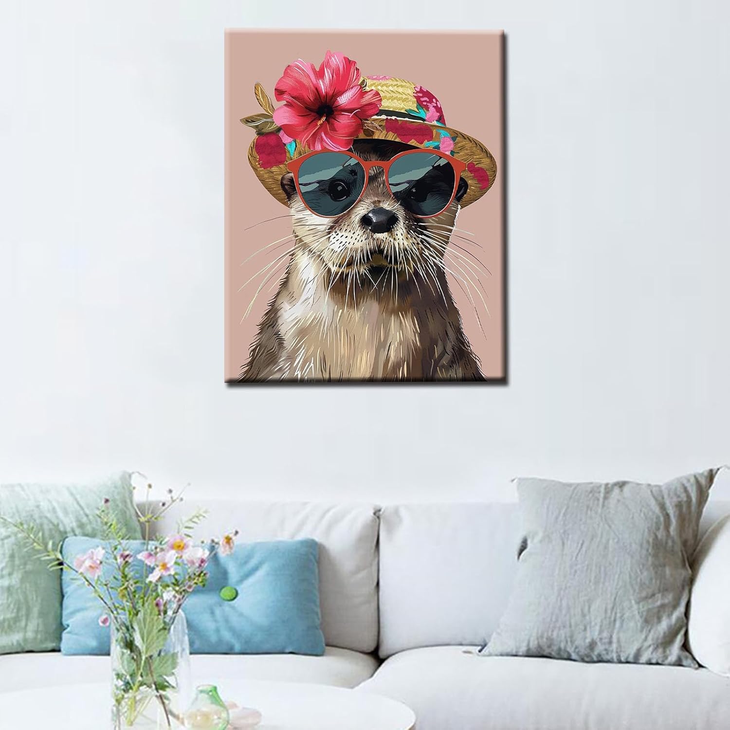 tucocoo-sea-otter-malen-nach-zahlen-16x20-seeotter-ohne-rahmen image 2