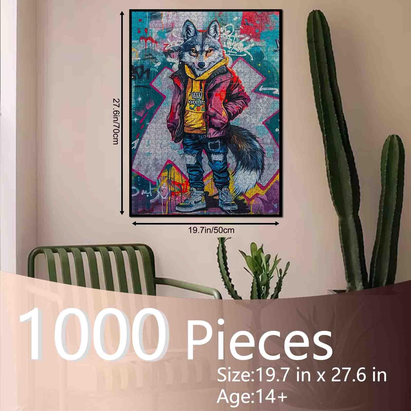 tucocoo-jigsaw-puzzles-graffiti-wolf-puzzle-1000-teile image 5