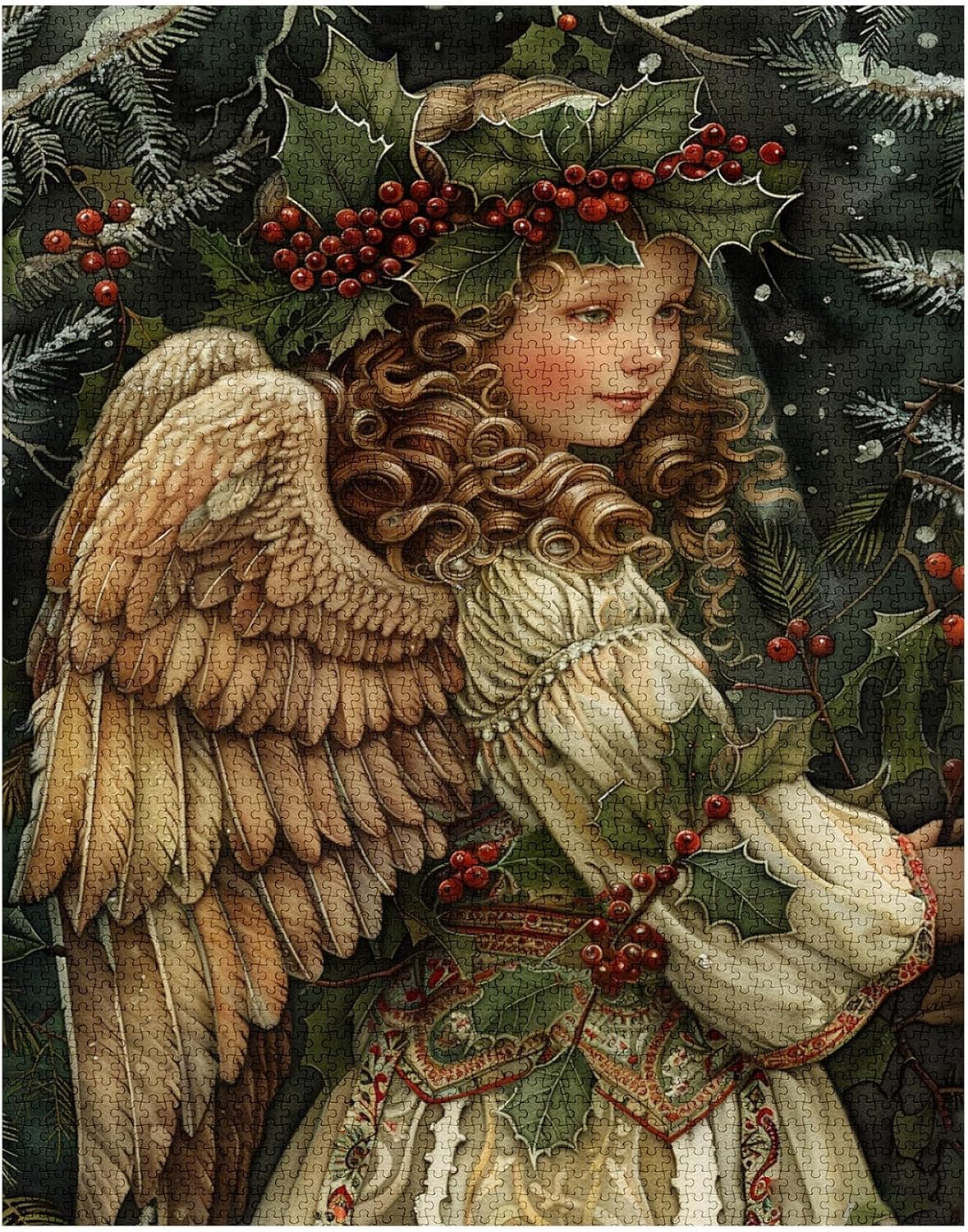 tucocoo-christmas-vintage-angel-puzzle-1000-teile-engel image 2