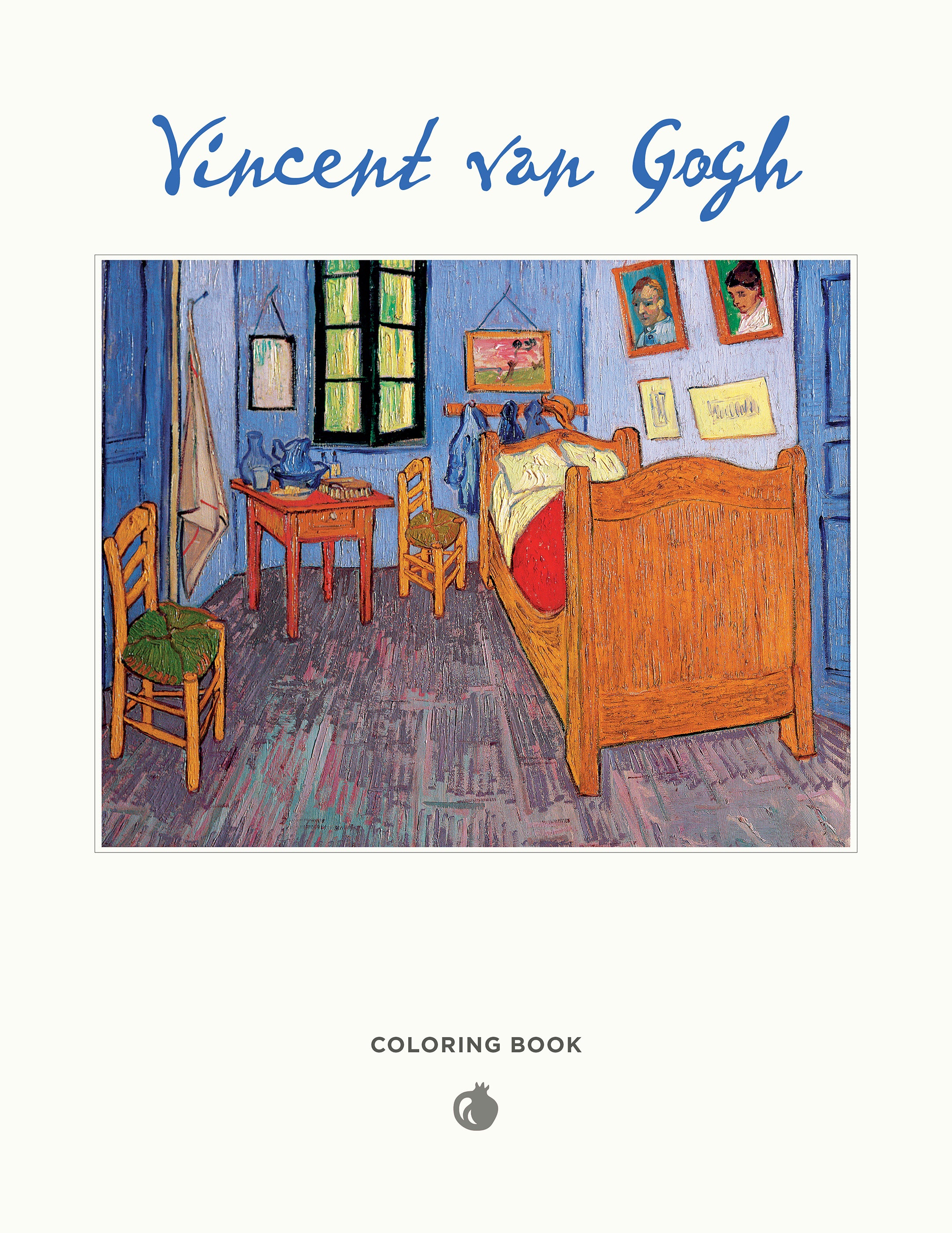 pomegranate-coloring-books-vincent-van-gogh-malbuch-standard image 2