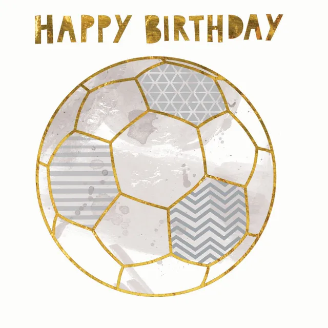 otter-house-superstar-football-birthday-geburtstagskarte image 1