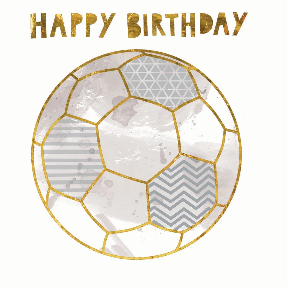 otter-house-superstar-football-birthday-geburtstagskarte image 1