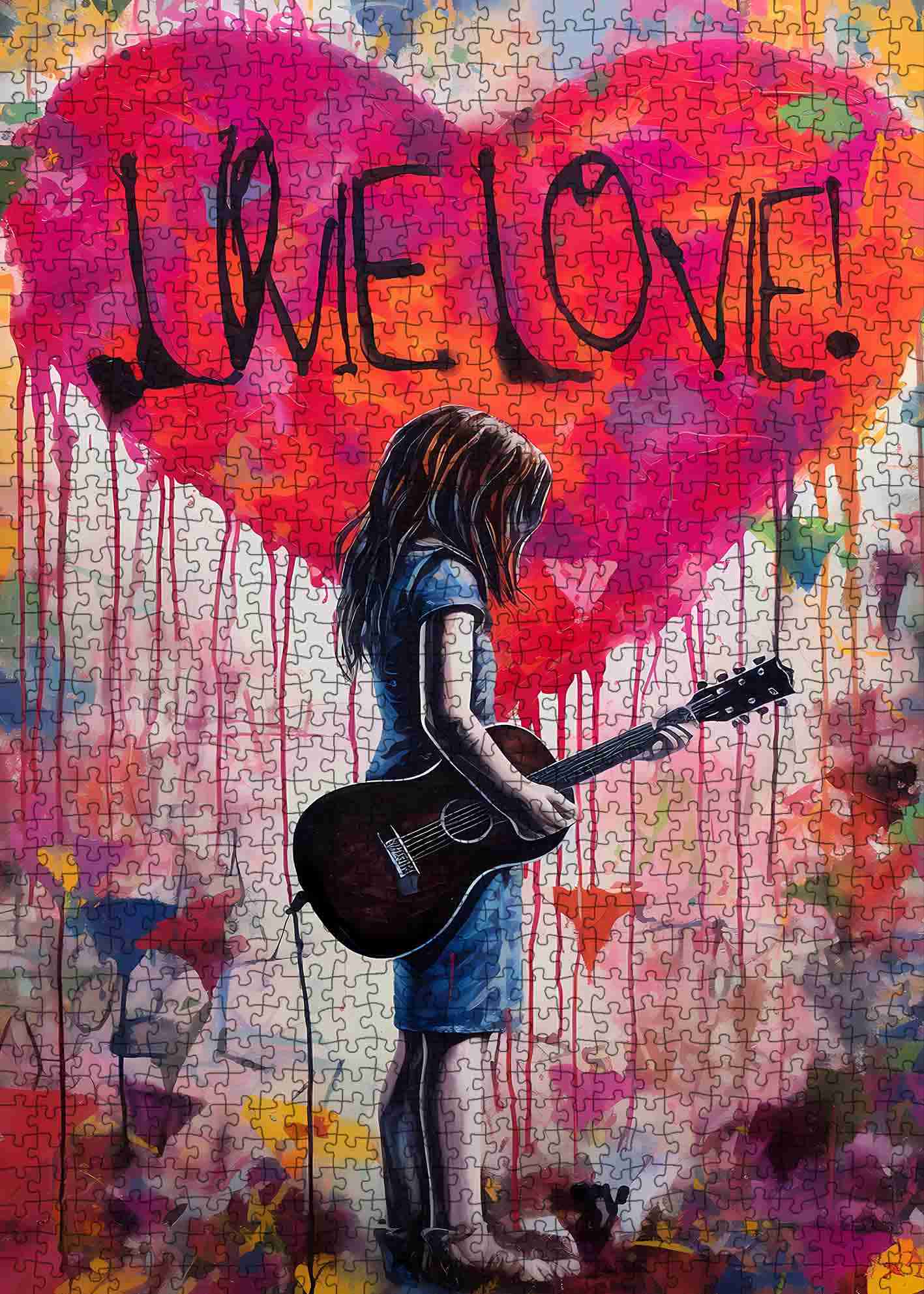 tucocoo-jigsaw-puzzles-love-heart-graffiti-girl-puzzle-1000-teile image 2