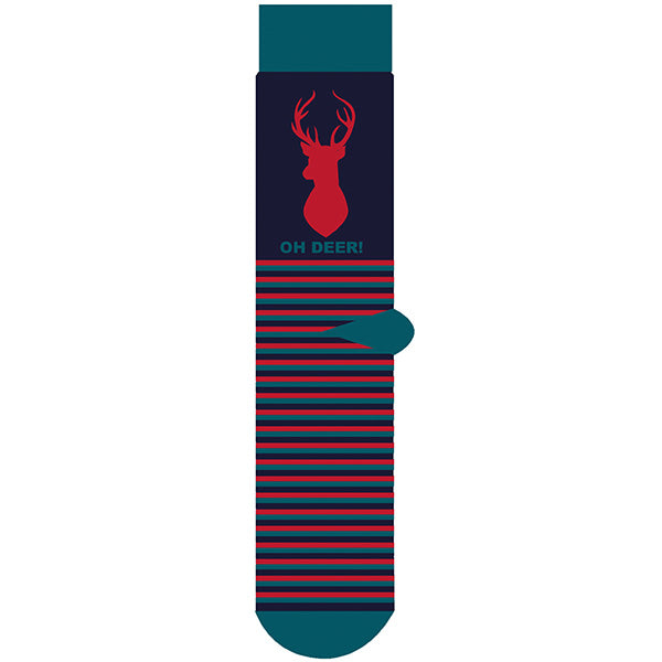 otter-house-oh-deer-xmas-socken-1-paar-hirsch-weihnachten image 2