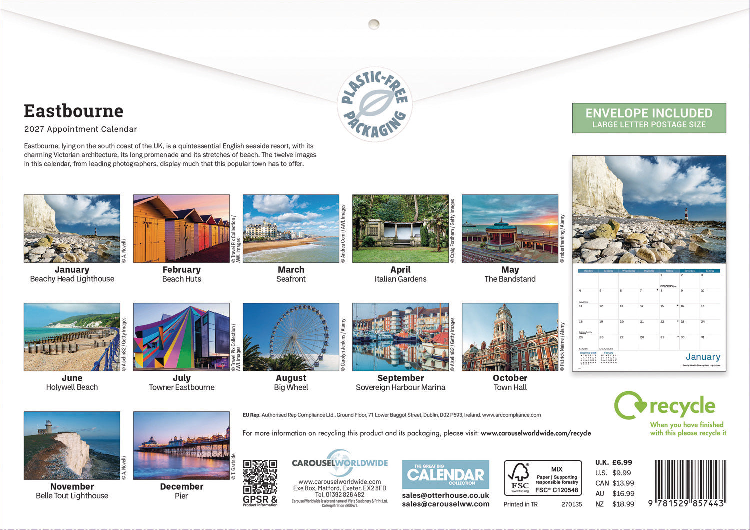 otter-house-eastbourne-a4-kalender-2027-mit-monatsbildern image 2