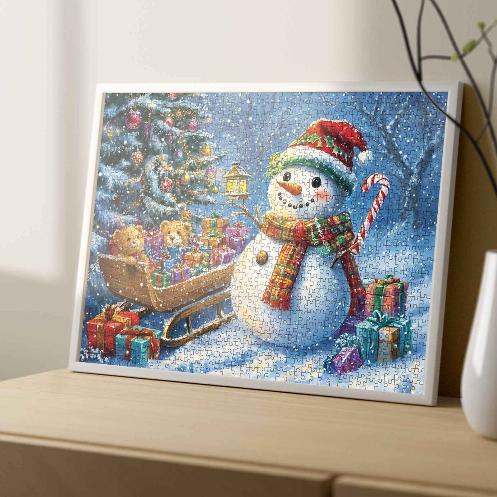 tucocoo-snowman-s-gift-parade-puzzle-1000-teile-weihnachten image 4