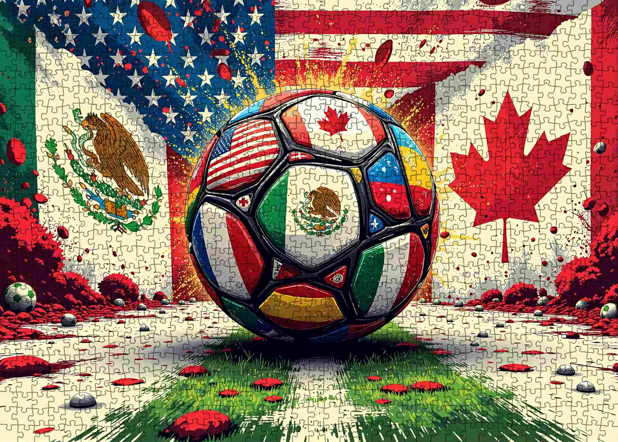 tucocoo-jigsaw-puzzles-global-soccer-flags-fusion-puzzle-1000-teile-sport image 2