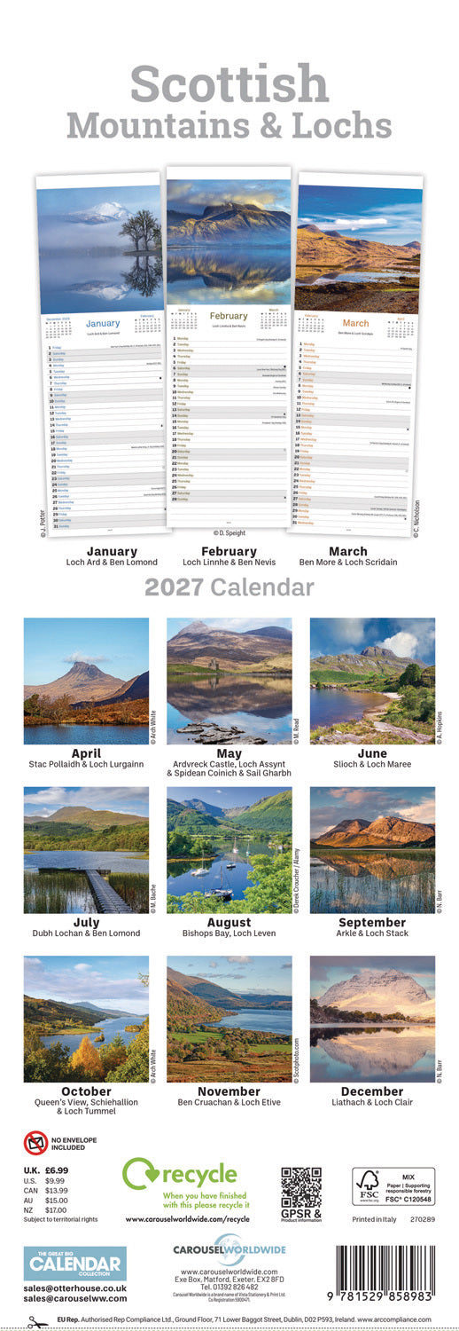 otter-house-scottish-mountains-wandkalender-2027-slim image 2
