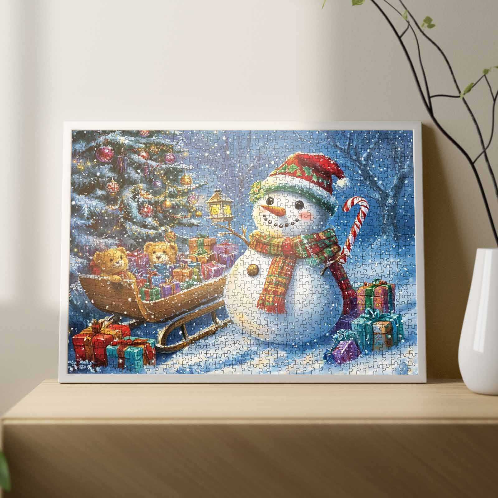 tucocoo-snowman-s-gift-parade-puzzle-1000-teile-weihnachten image 3