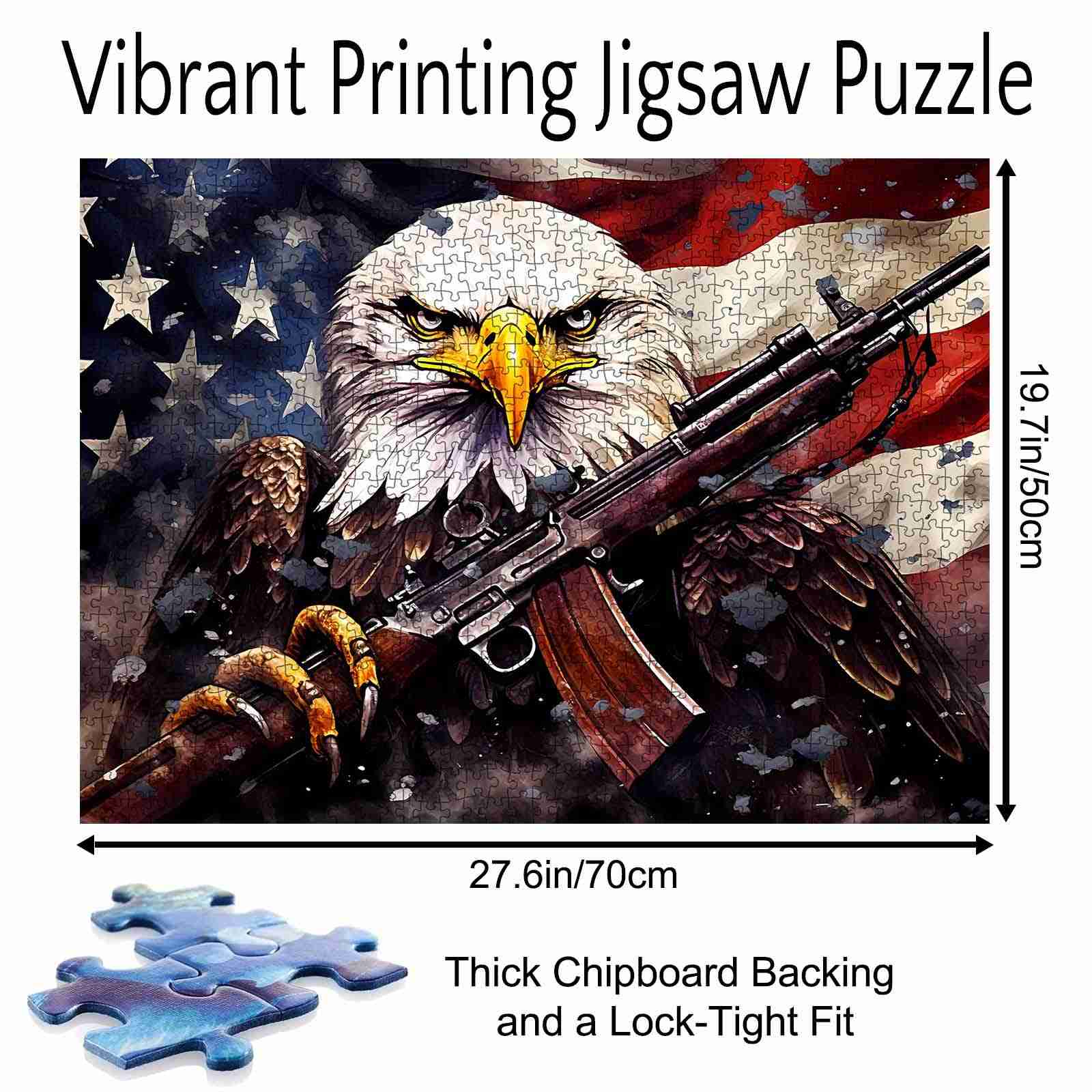 tucocoo-patriotic-eagle-warrior-puzzle-1000-teile-adler image 5