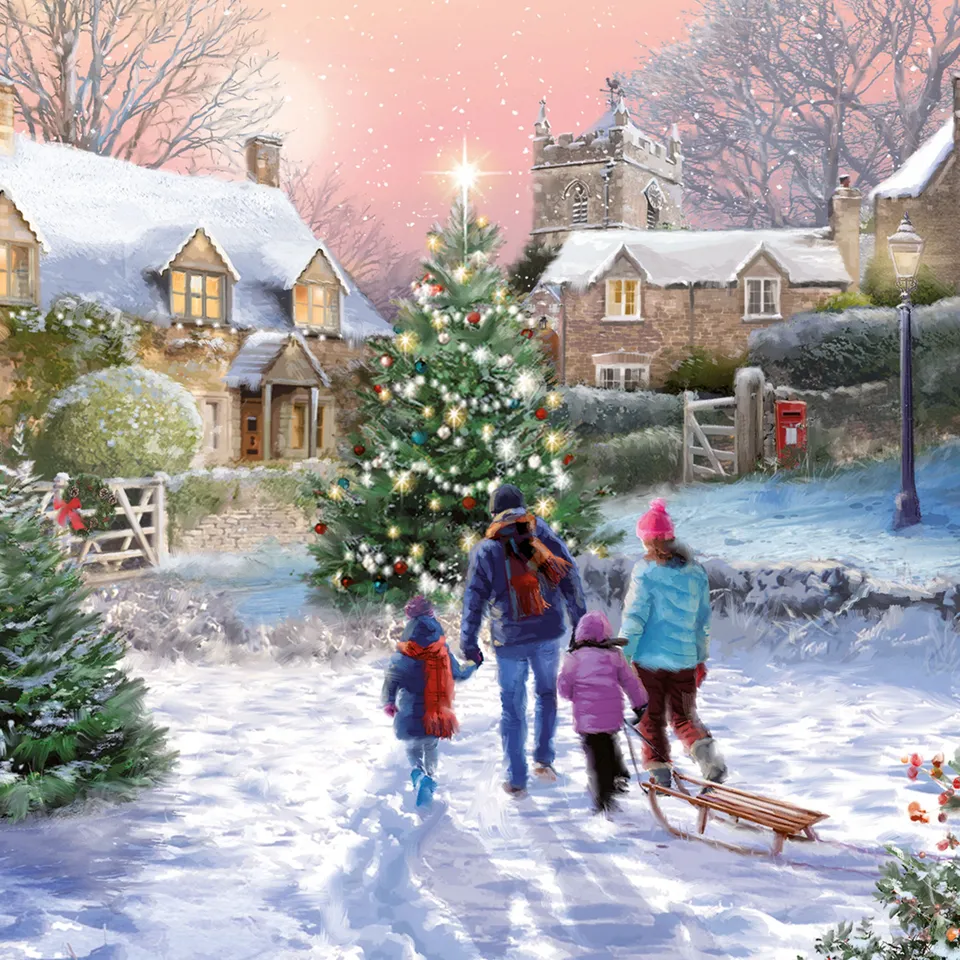 otter-house-christmas-wander-weihnachtskarten-set-charity image 1