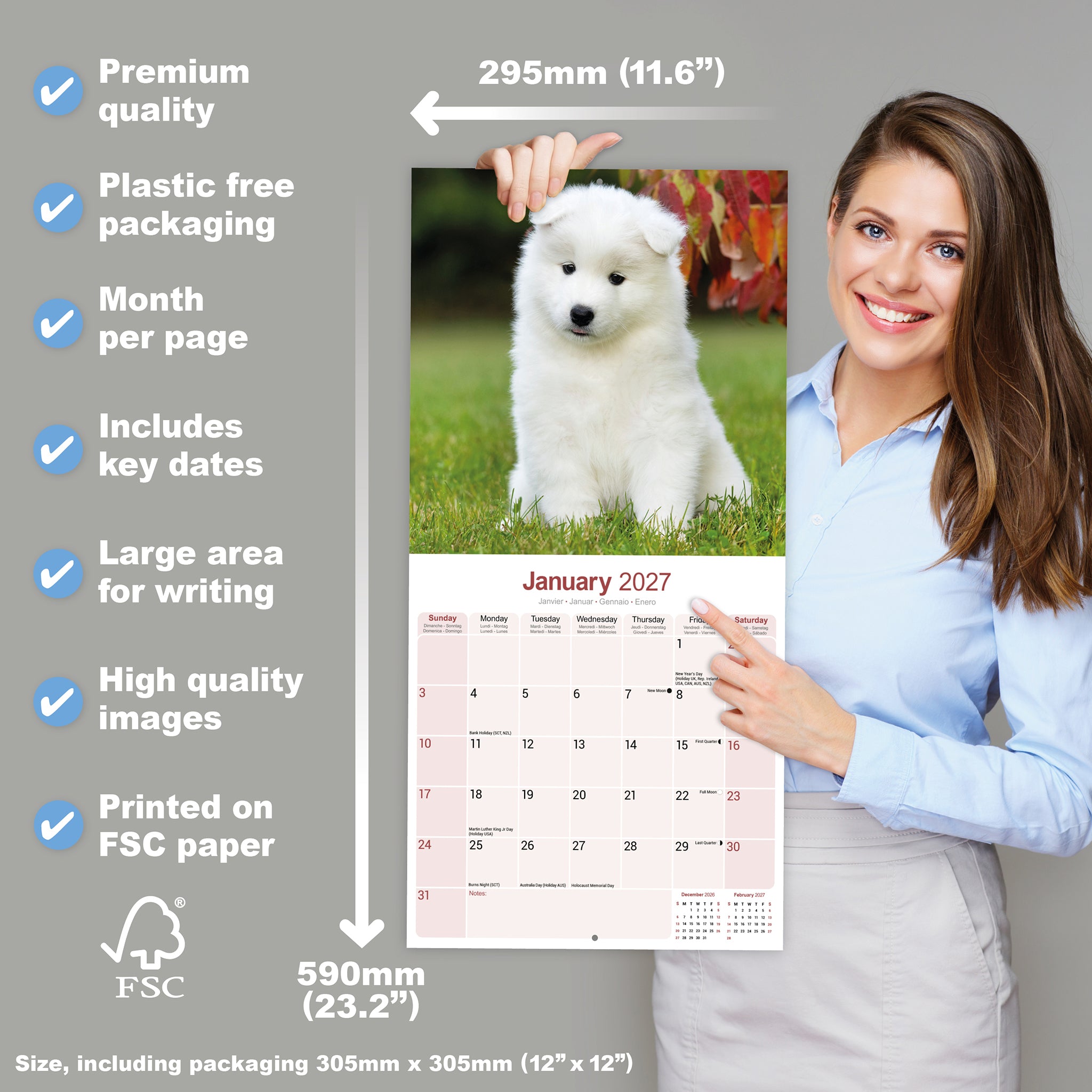 otter-house-samoyed-wandkalender-2027-hunde-motiv image 4