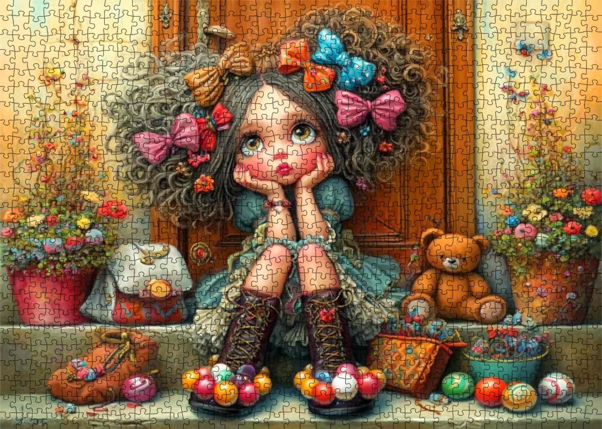 tucocoo-curly-hair-daydream-puzzle-1000-teile-m-dchen image 2