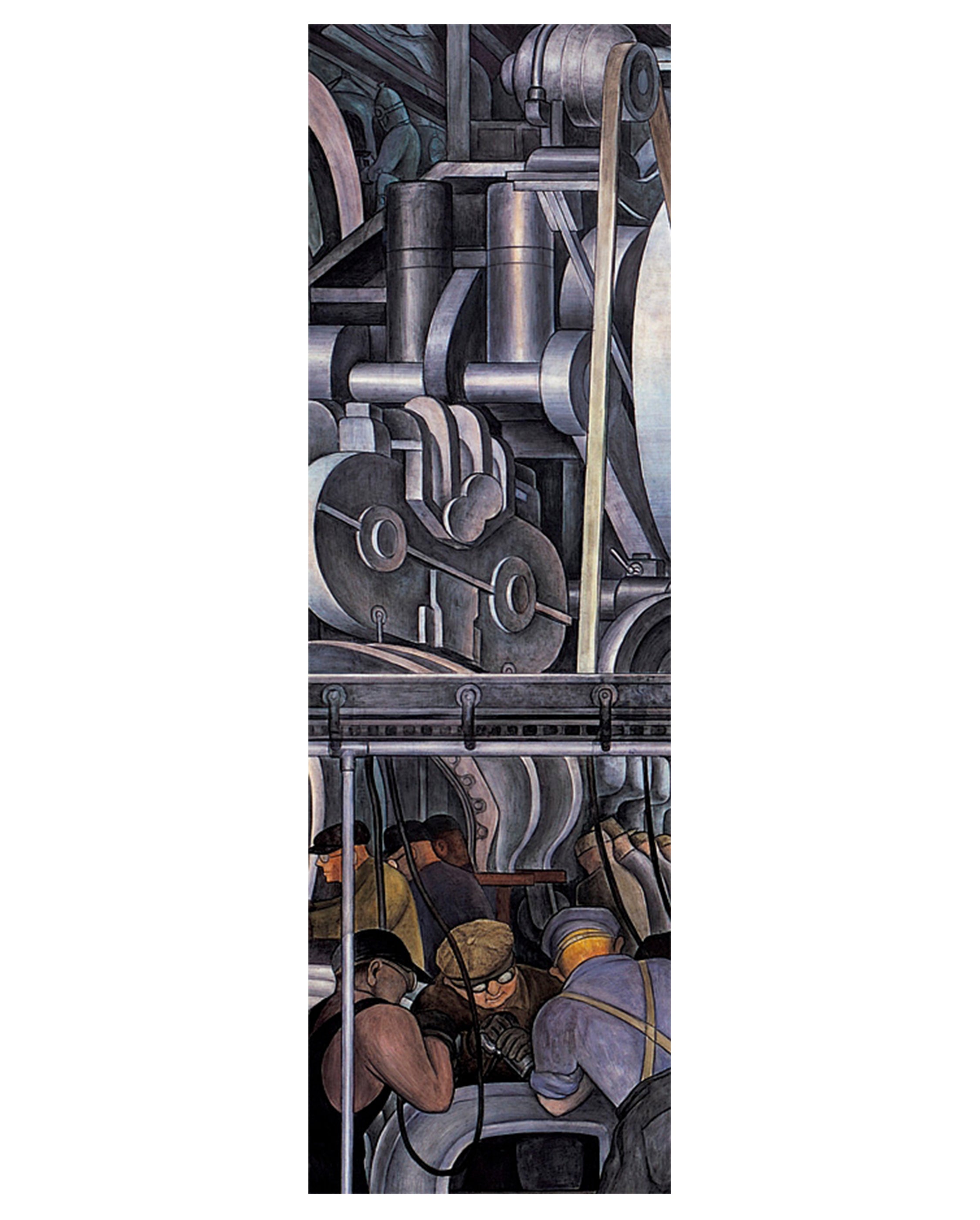 pomegranate-bookmarks-diego-rivera-detroit-industry-lesezeichen-kunst image 1