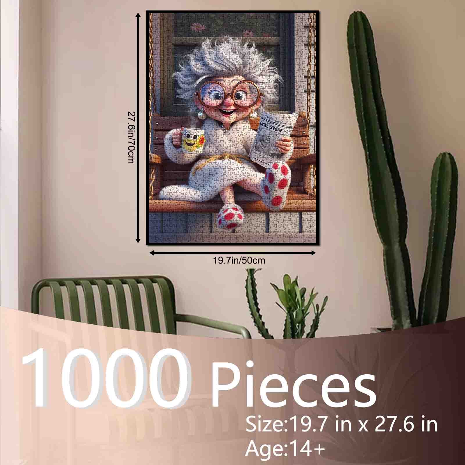 tucocoo-jigsaw-puzzles-cozy-morning-granny-reading-puzzle-1000-teile image 5