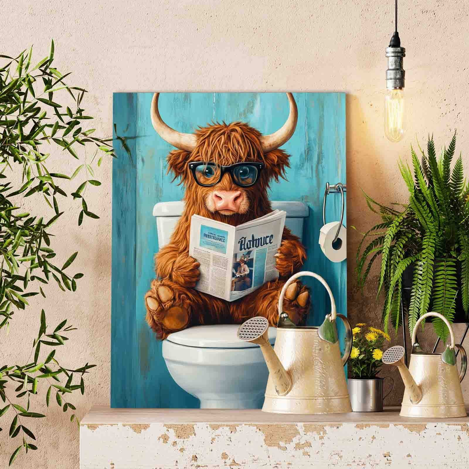 tucocoo-bathroom-highland-cow-malen-nach-zahlen-40x50cm-kuh image 2
