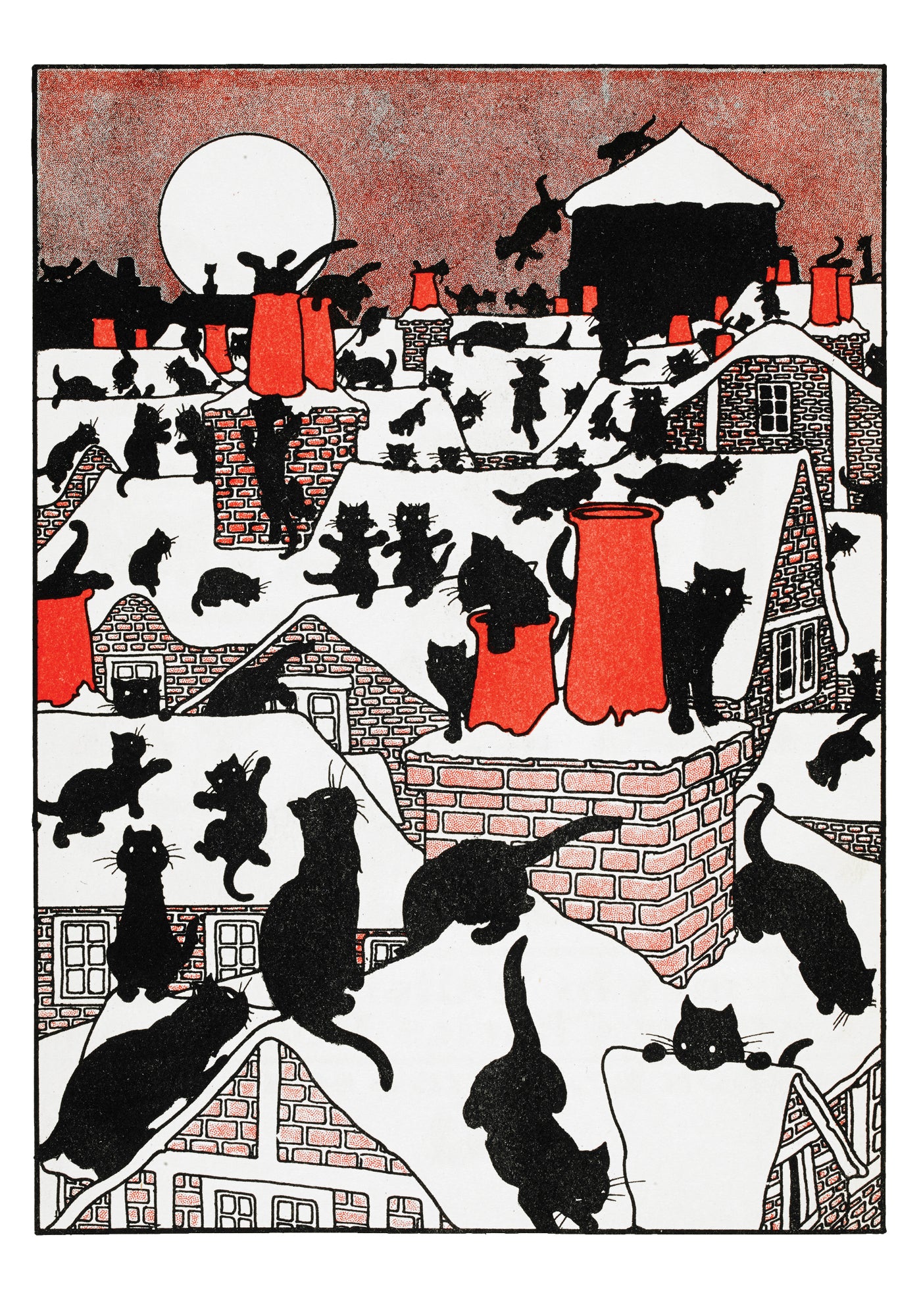 pomegranate-charles-robinson-black-cat-weihnachtskarten-box image 2