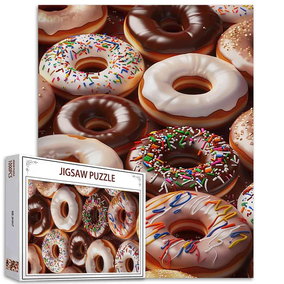 tucocoo-sprinkle-donuts-delight-puzzle-1000-teile-donuts image 1
