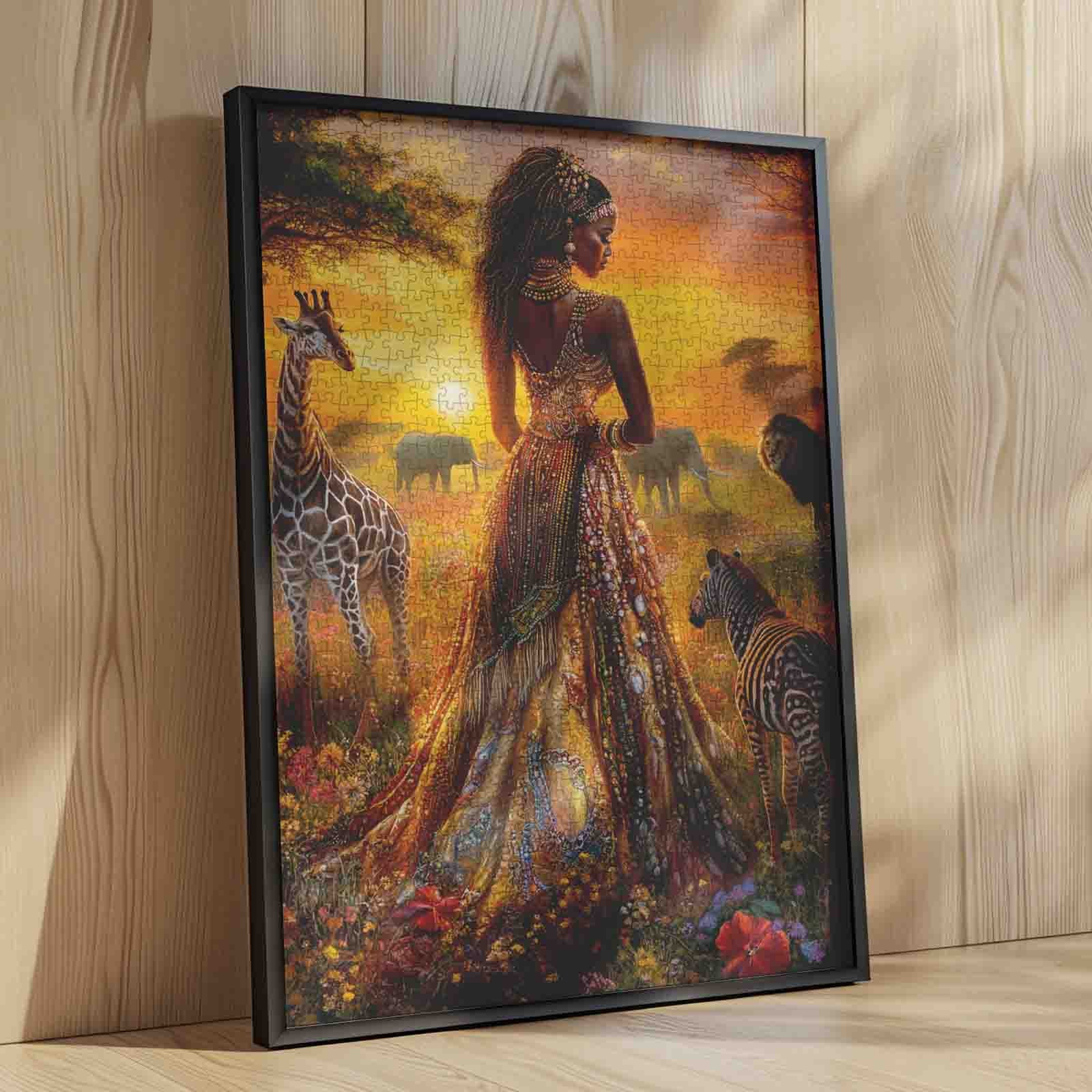 tucocoo-majestic-beauty-african-sunset-puzzle-1000-teile-afrika image 4