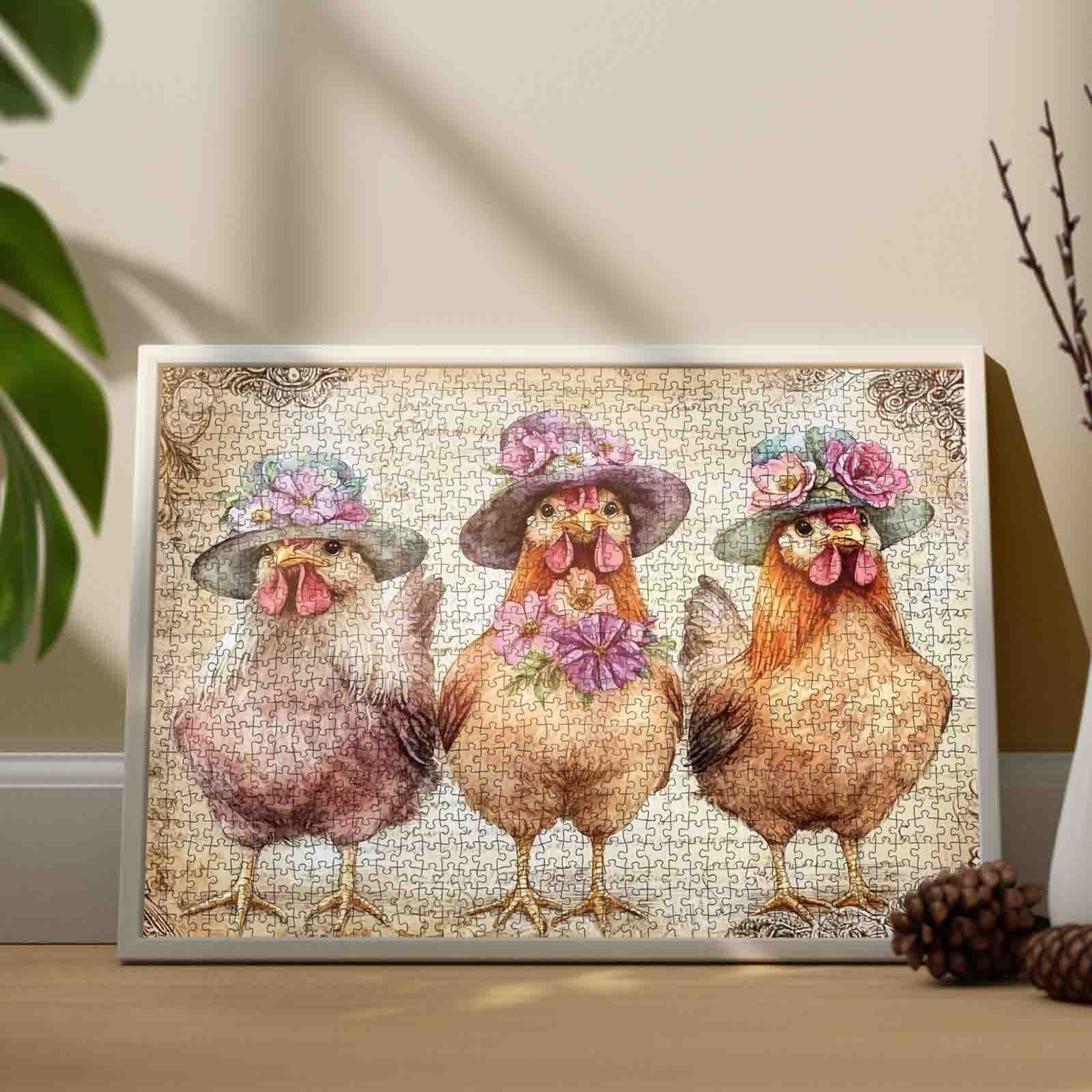 tucocoo-floral-hat-chickens-puzzle-1000-teile-h-hner image 3