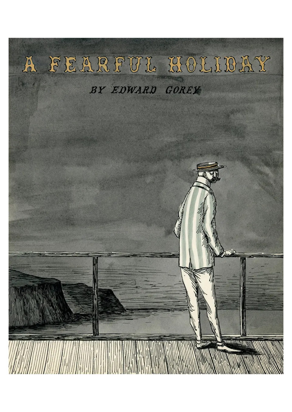 pomegranate-edward-gorey-a-fearful-holiday-postkarte image 1