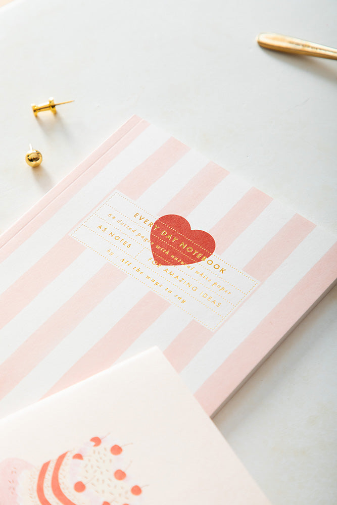 all-the-ways-to-say-pink-stripes-notebook-a5-herz-gold image 6