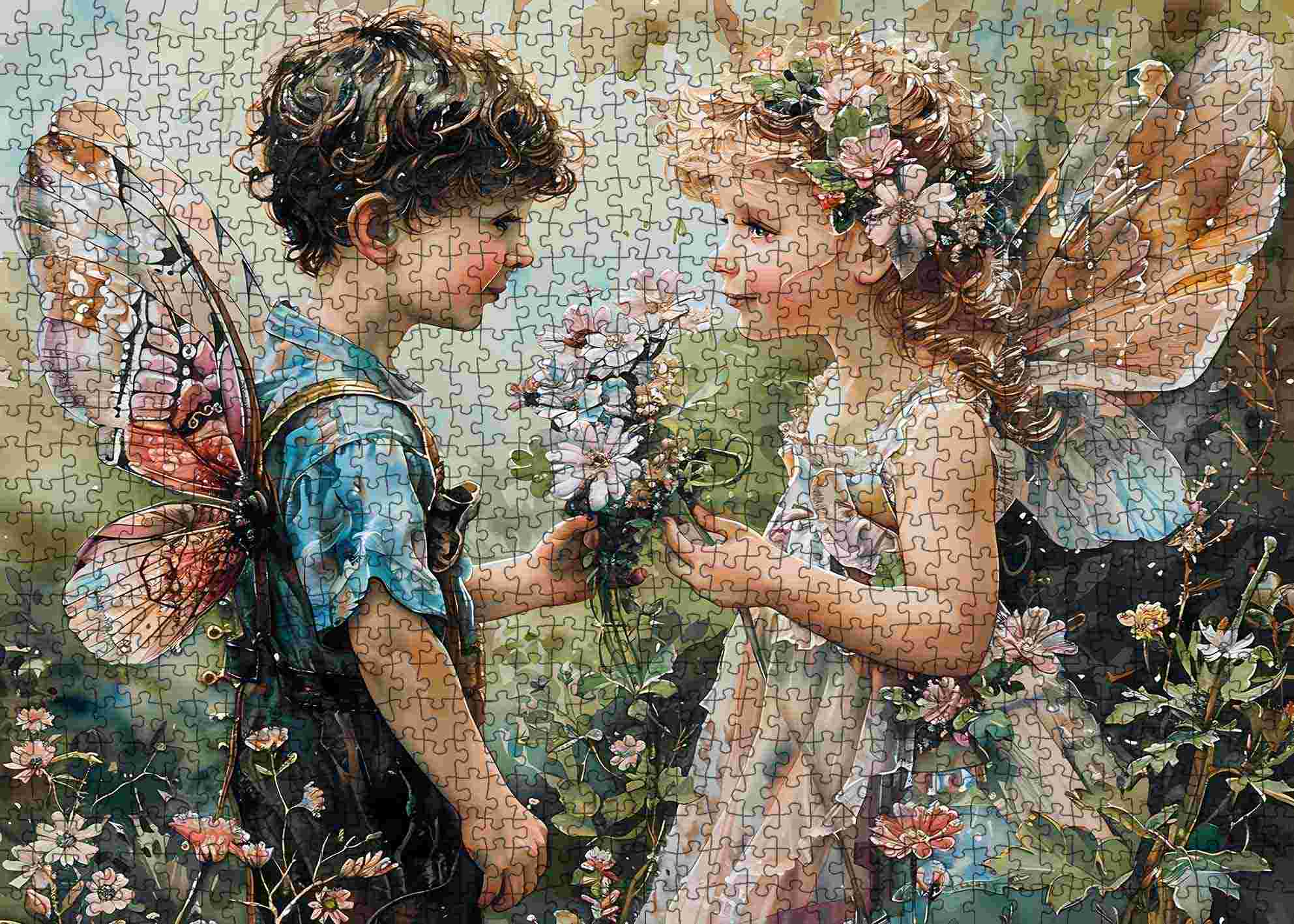 tucocoo-fairy-children-puzzle-1000-teile-feen-garten image 2