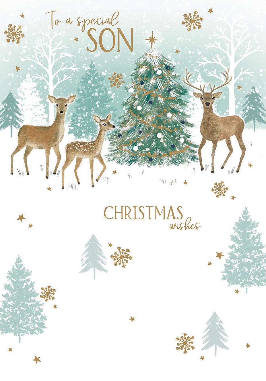 otter-house-christmas-weihnachtskarte-sohn-hirsch-schnee image 1