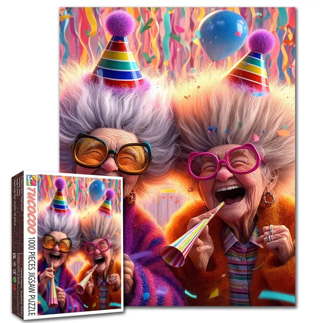 tucocoo-golden-girls-birthday-bash-puzzle-1000-teile-party image 1