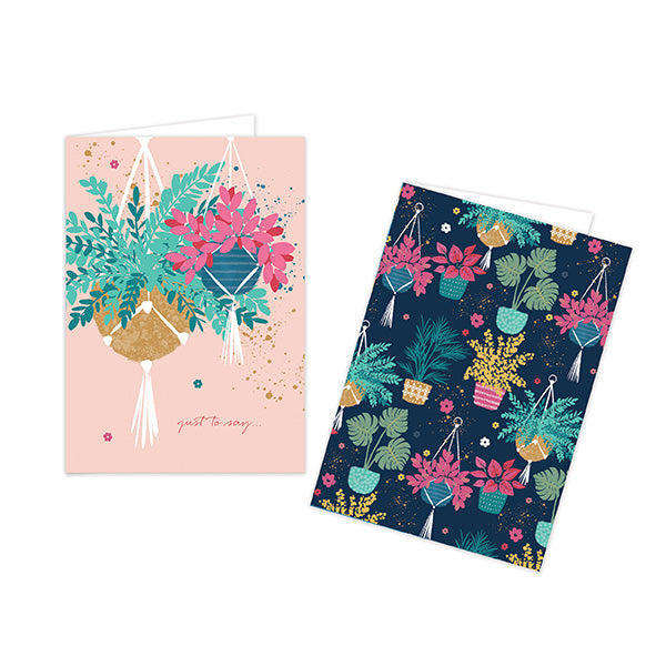 otter-house-happy-plants-briefkarten-set-12-karten-2-motive image 2
