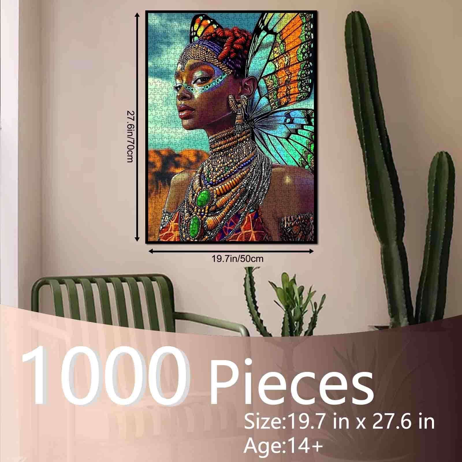 tucocoo-african-goddess-puzzle-1000-teile-schmetterling image 5
